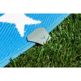 Camco RV Low-Profile Awning Mat Anchors W/ Hold-Down Nails