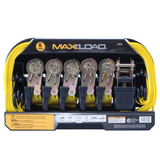 Ridgeline 6PC 1" X 12' Yellow Ratchet Tie Down Set