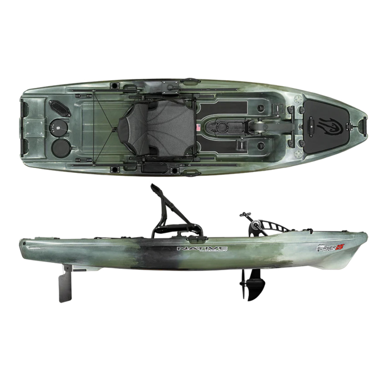 Native Slayer Propel 10 LTE Angler Kayak - Hidden Oak - #17