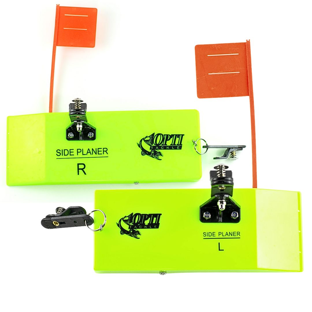 Opti Tackle Ultimate Planer Board W/ Spring Flag System