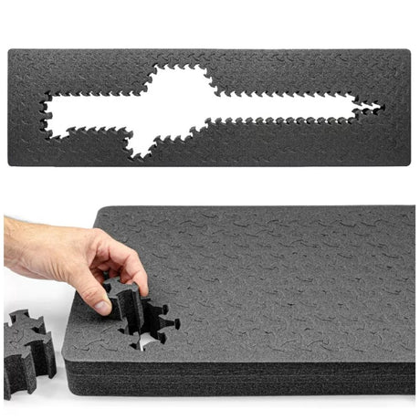Eeyler Hard Rifle Case w/ Ragar XP Crosslinked Foam Insert 48"