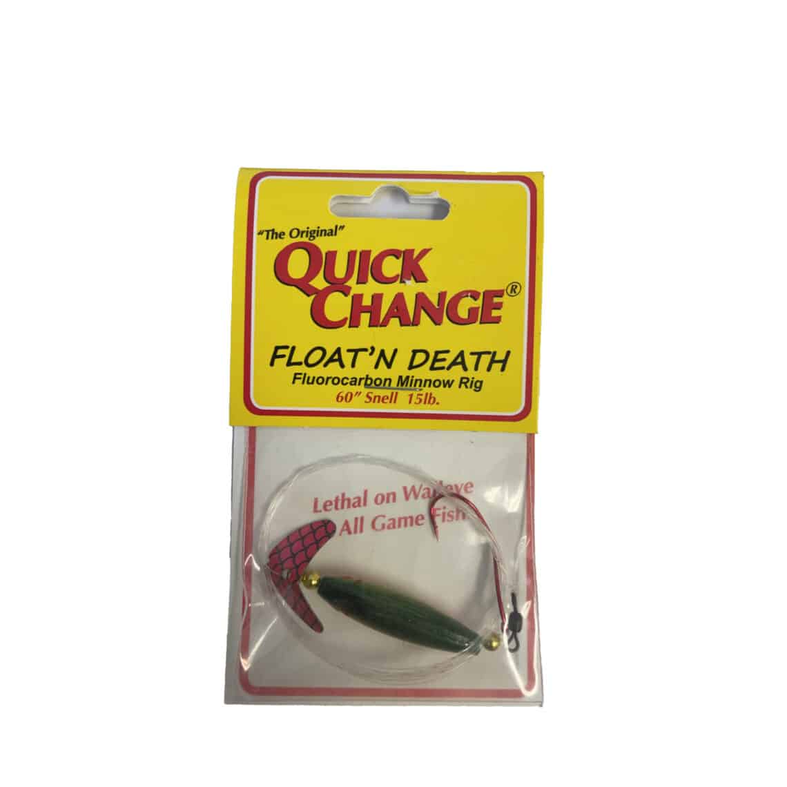The Original Quick Death - Float 'N Death Wing Blade Minnow Rig