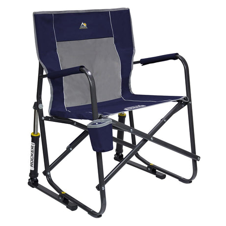 GCI Outdoors Freestyle Rocking Chair- Indigo Blue