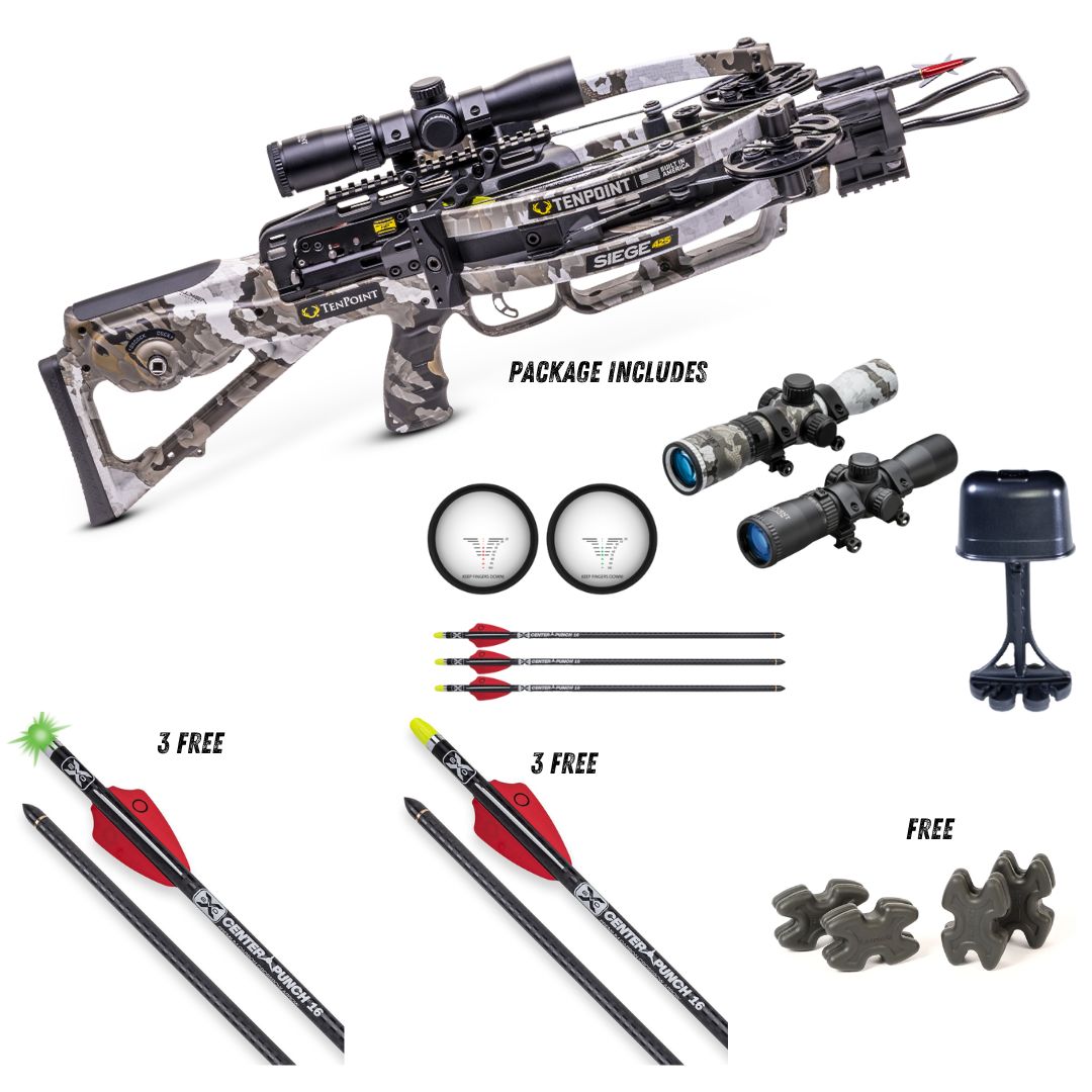 TenPoint Siege 425 Rangemaster Crossbow Pkg- Vektra