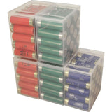 MTM Shell Stack 25 Round Compact Shotshell Storage Box, Clear See-Thru, Small SS25-00
