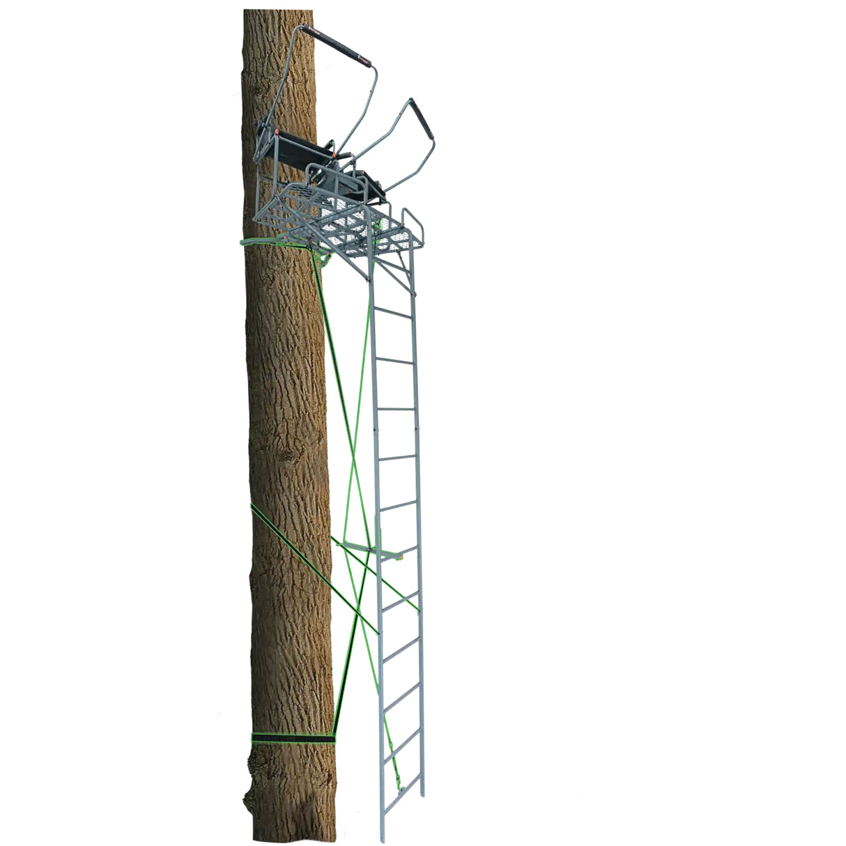Ol'Man 18' Skyscraper Wrap-Around 2-Person Jaw & Truss Ladderstand