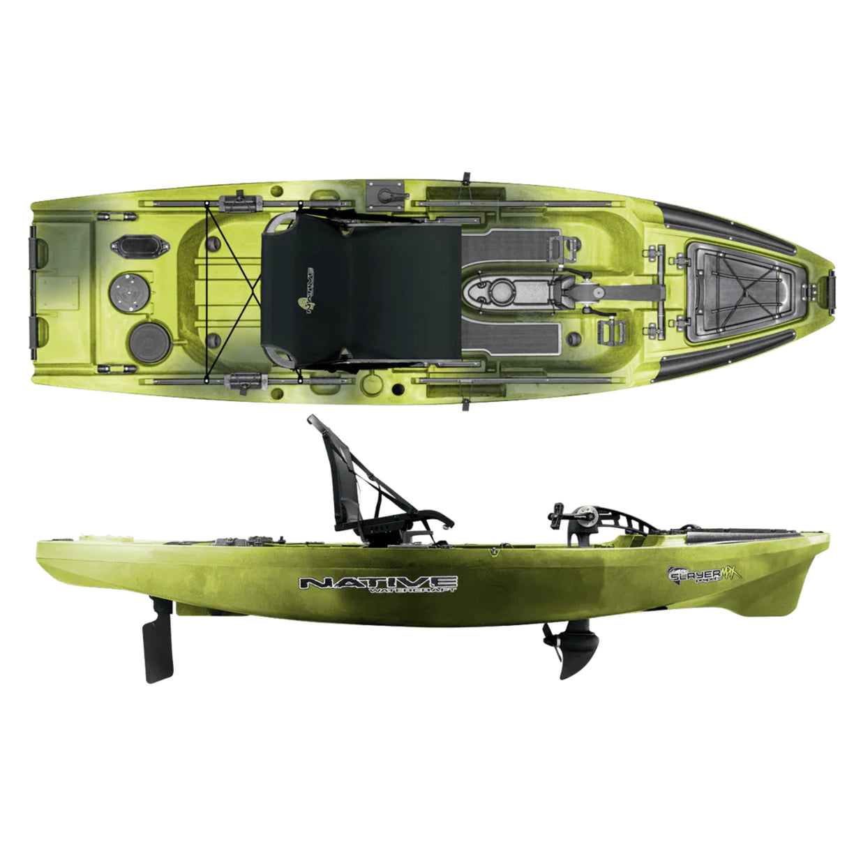 Native Slayer Propel MAX 10 Angler Kayak - Gator Green - #39
