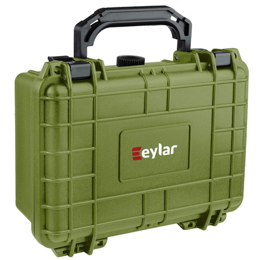 Eylar Small Gear Hard Case w/ Foam (Green) 8.12"