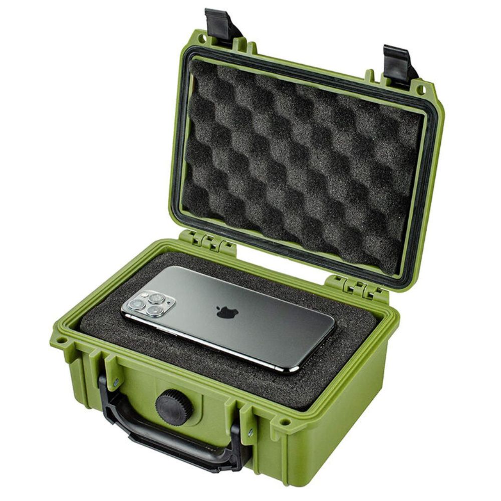 Eylar Small Gear Hard Case w/ Foam (Green) 8.12"