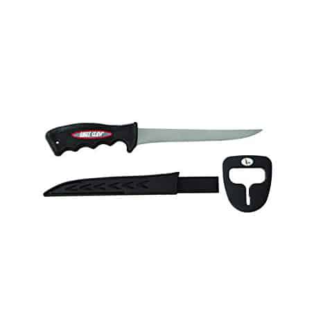 Eagle Claw Soft Handle Fillet Knife w/Sheath & Sharpener