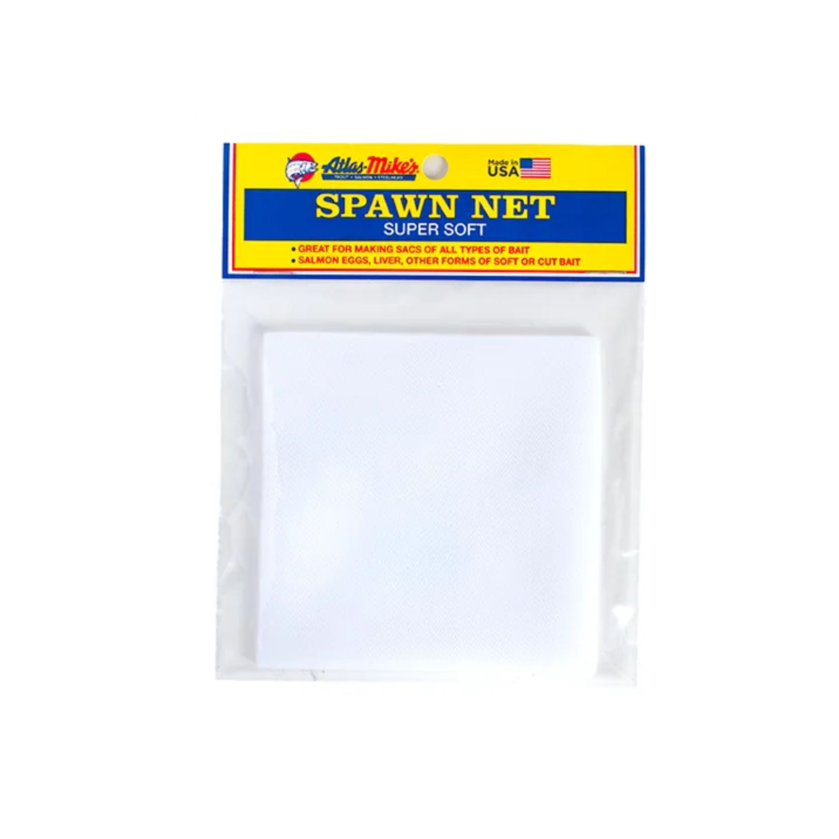 55061 Atlas Mike’s Spawn Net 4″ Squares – White