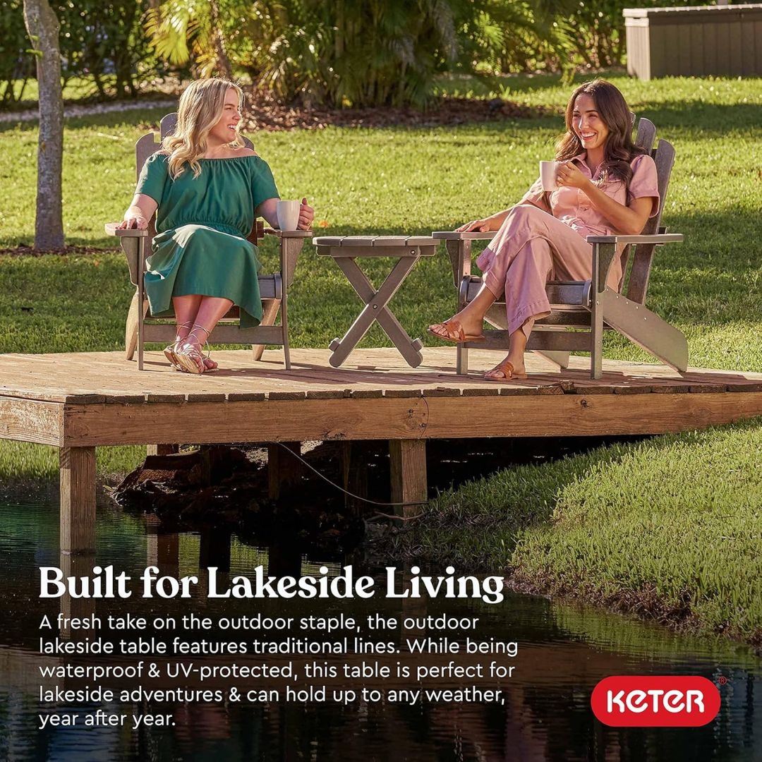 Lakeside 18" Square Folding Table