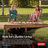 Lakeside 18" Square Folding Table
