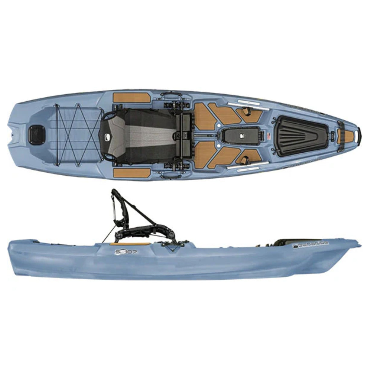 Bonafide SS107 Angler Kayak 2026 - Steel -  #56