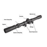 Tasco Rimfire Riflescope 4X 15mm Gloss Black .22 Airgun 30/30 Reticle RF4X15