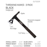 SOG Throwing Hawks- 3 Pack