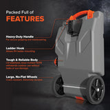 Rhino Tote Tank Portable Rv Waste Kit 36 Gal. 2 Wheel
