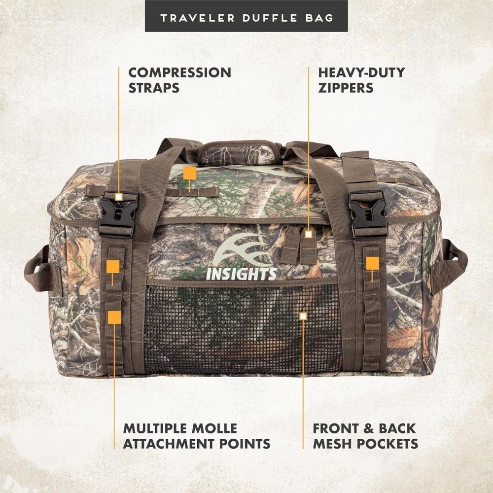 Frogg Togg Insights Duffle Bag | Realtree Edge | Size XL