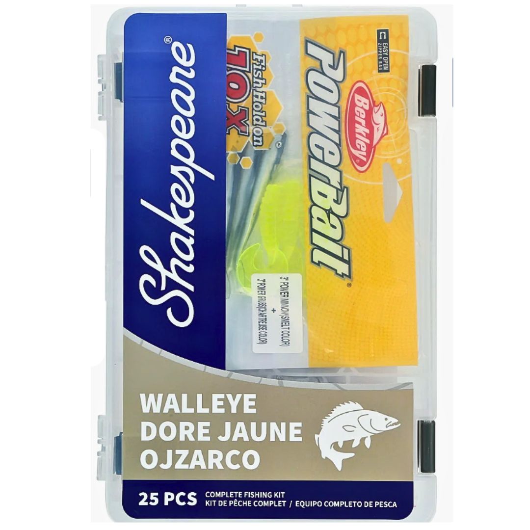 Shakespeare Catch More Fish Walleye Tackle Kit
