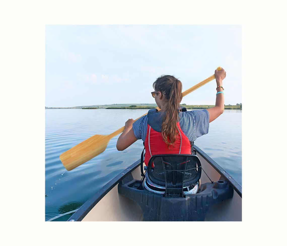 Propel Paddle Slpg56078 Wood Canoe Paddle 48"