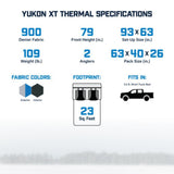 Clam Yukon XT Thermal 2 Person Flip Over Ice Shelter