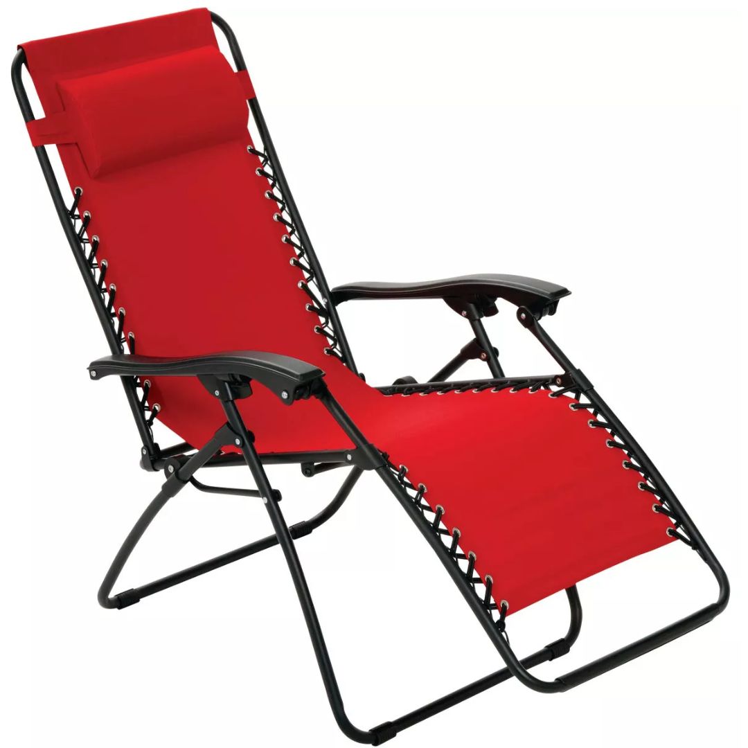 Outdoor Expressions Zero Gravity Relaxer Convertible Lounge Chair