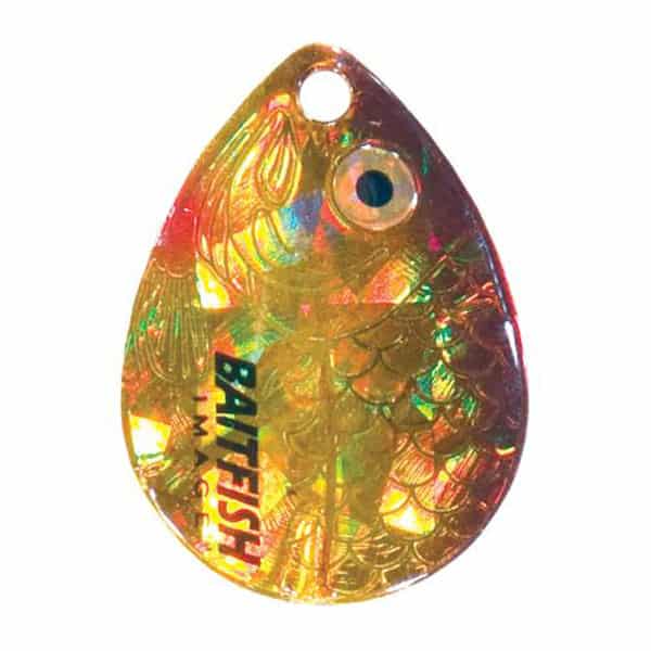 Baitfish-Image® Blades Northland Fishing Tackle Size #4 Gold Shiner