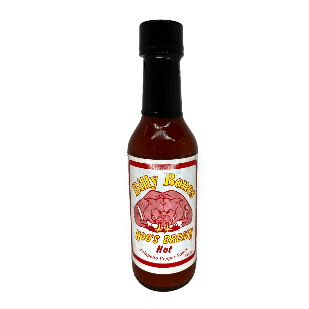 BILLY BONES 5OZ HOG'S BREATH HOT SAUCE - Northwoods Wholesale Outlet