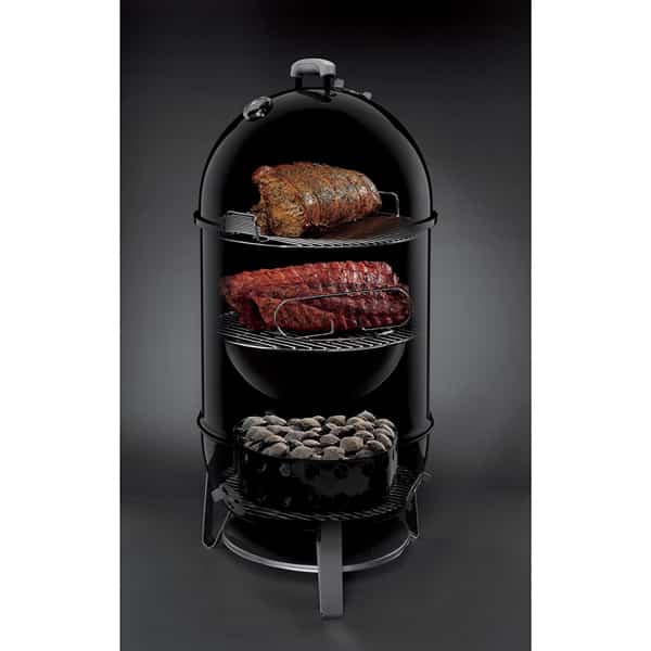 Weber Smoky Mountain >> Weber Smokey Mountain Cooker 18 Charcoal Smoker Black Weber Smoky Mountain >> Weber Smokey Mountain Cooker 18 Charcoal Smoker Black