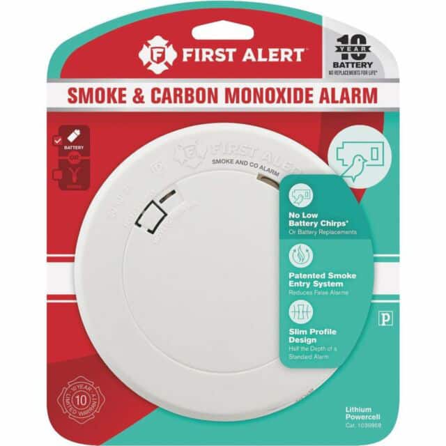 First alert 10 year smoke and carbon monoxide alarm