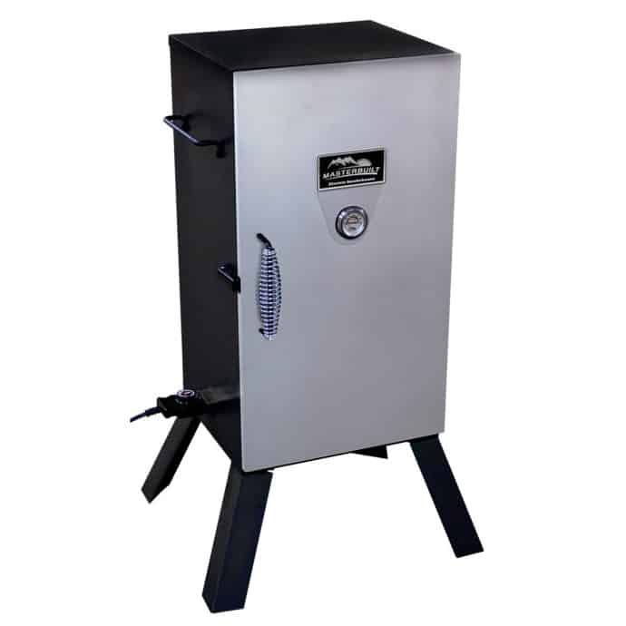 Masterbuilt Sportsman Elite 30 Black Electric Smoker with cover and stand