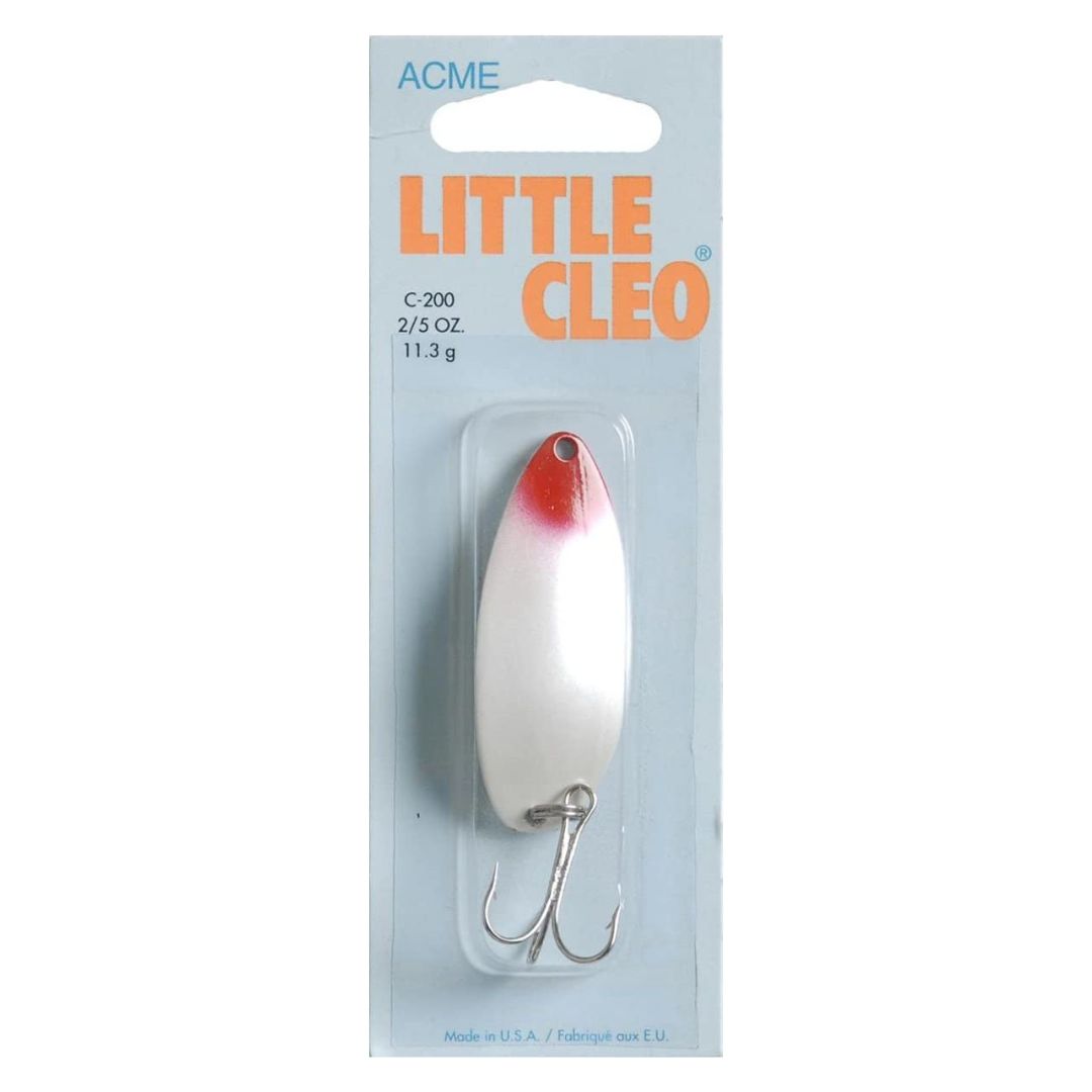 CLOSEOUT* ACME LITTLE CLEO RED/WHITE 2/5OZ - Northwoods Wholesale Outlet