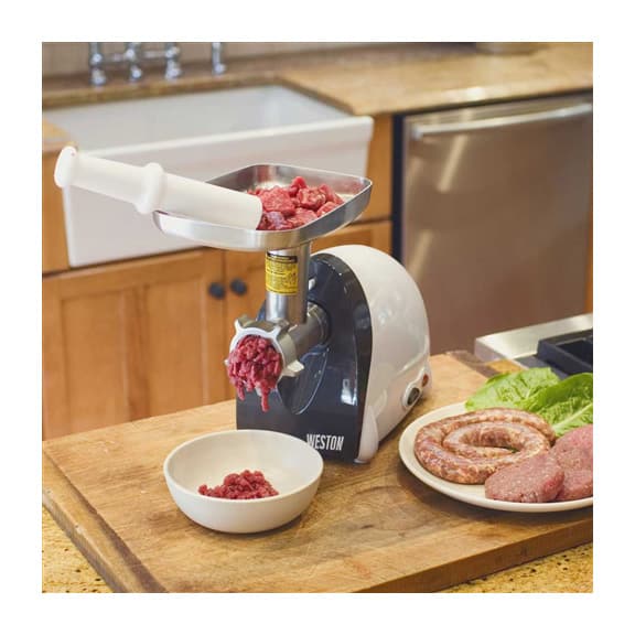WESTON #5 ELECTRIC MEAT GRINDER AND SAUSAGE STUFFER - Northwoods Wholesale  Outlet