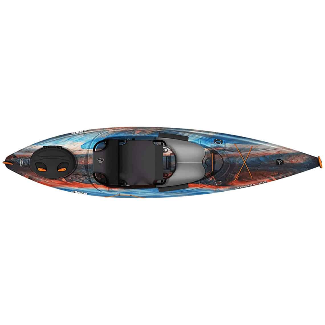 Kayak récréatif pour 1 personne Pelican Argo 100, Cosmos/blanc, 10 pi