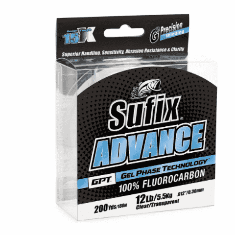 SUFIX ADVANCE GEL PHASE TECHNOLOGY 100 % FLUOROCARBON - CLEAR 200