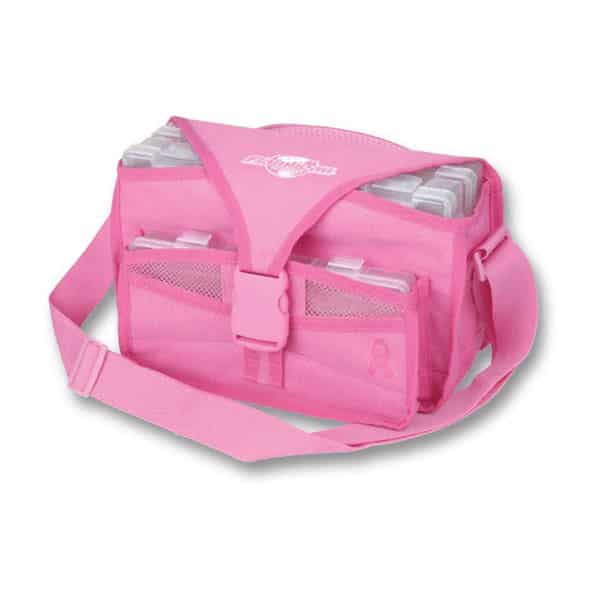 Flambeau-Kwickdraw-Soft-Sided-Pink-Tackle-Box,-429145 - Northwoods  Wholesale Outlet