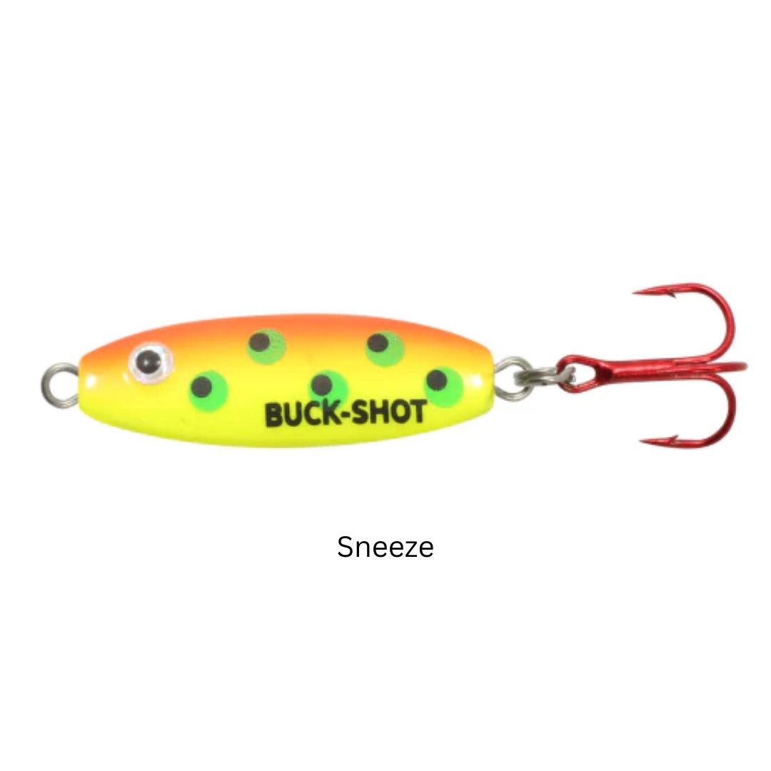 CLOSEOUT** NORTHLAND TACKLE BUCK-SHOT RATTLE SPOON IN CUSTOM