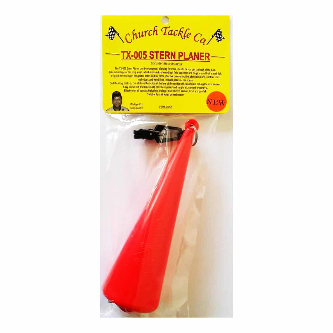 CHURCH TACKLE TX-005 STERN PLANER 31005 - Northwoods Wholesale Outlet
