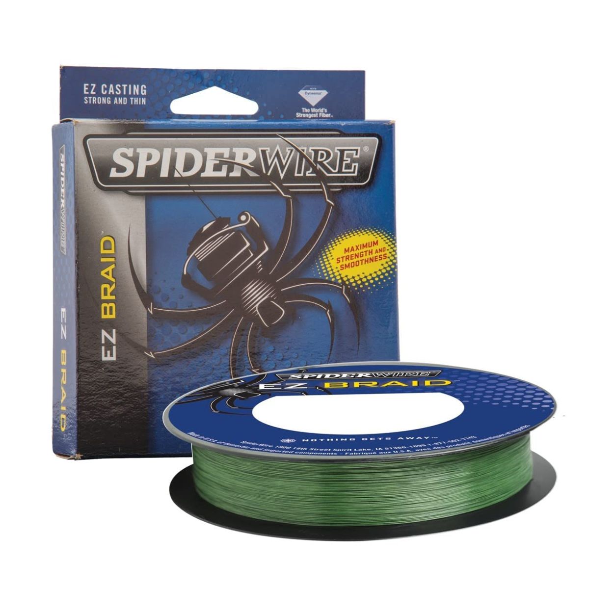 CLOSEOUT* SPIDERWIRE EZ BRAID MOSS GREEN 110 YARDS - Northwoods Wholesale  Outlet