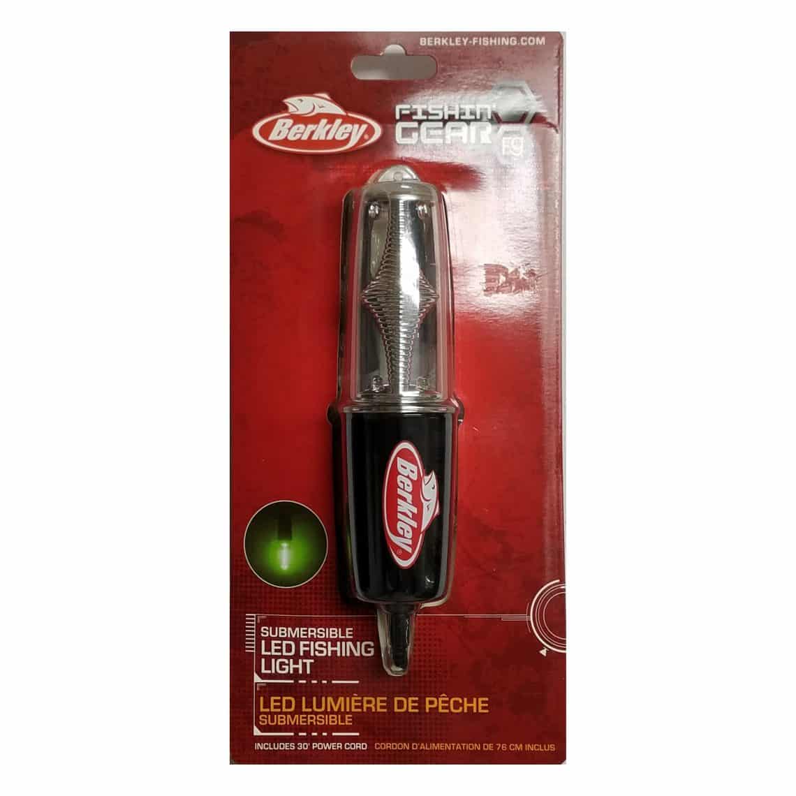 BERKLEY SUBMERSIBLE LED FISHING LIGHT W 30 POWER CORD