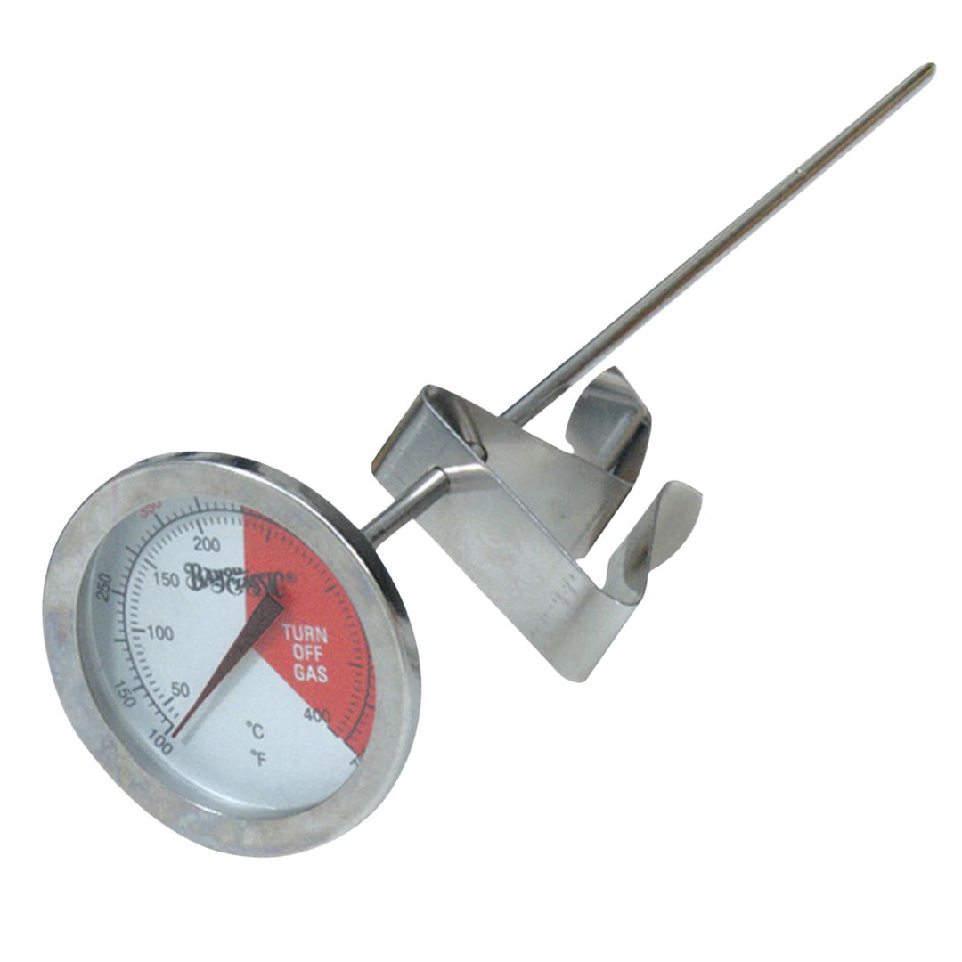 BAYOU CLASSIC 5IN STAINLESS FRY THERMOMETER - Northwoods Wholesale