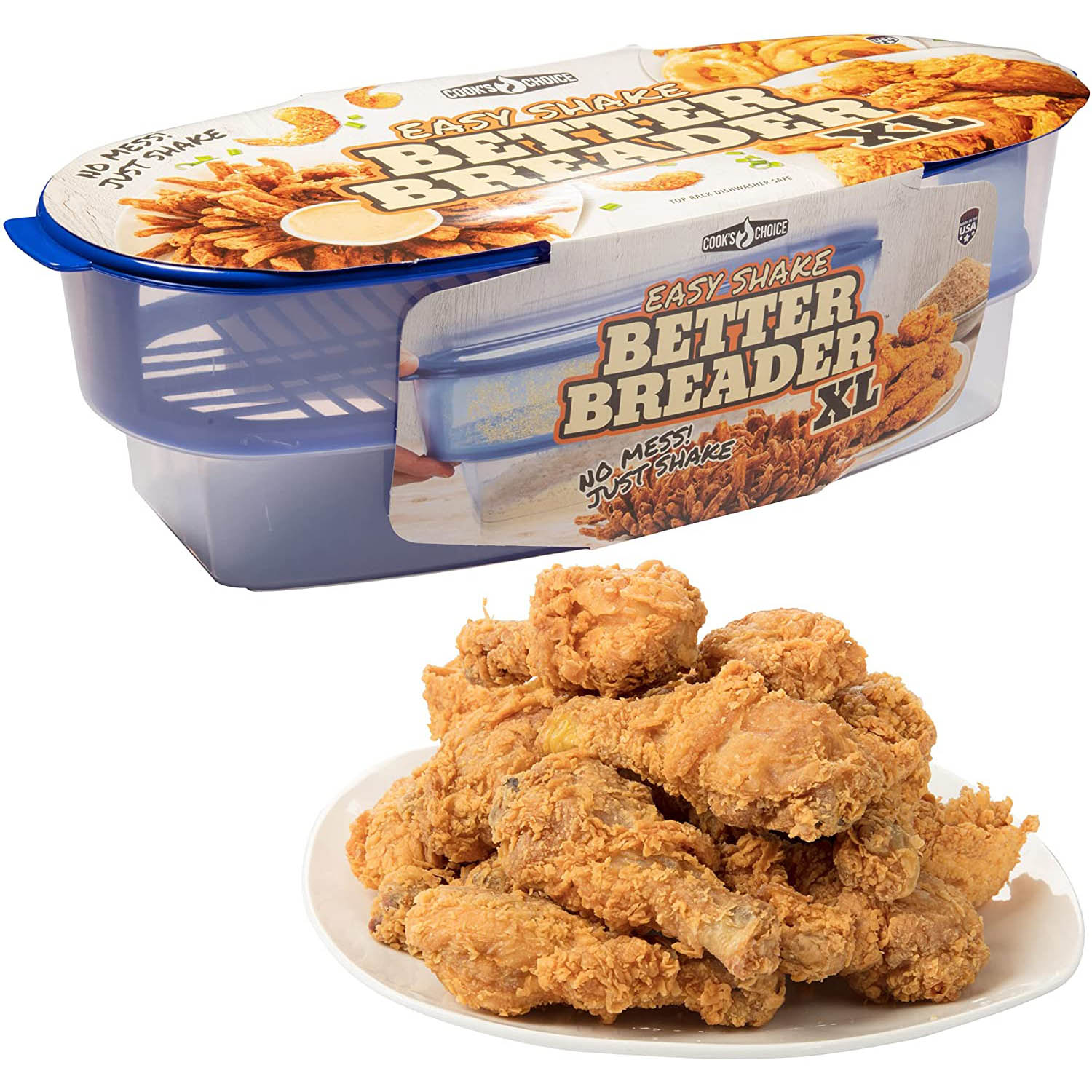 COOK'S CHOICE - THE ORIGINAL BETTER BREADER - MESS FREE BATTER BREADING! -  Northwoods Wholesale Outlet