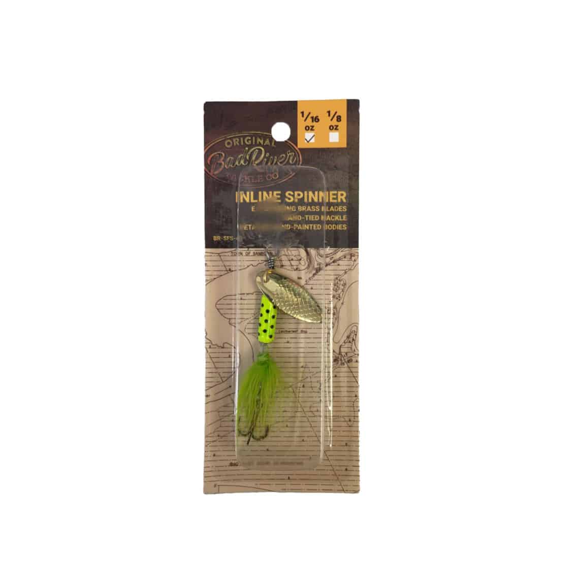CLOSEOUT* BAD RIVER INLINE SPINNER (ONLINE ONLY) - Northwoods