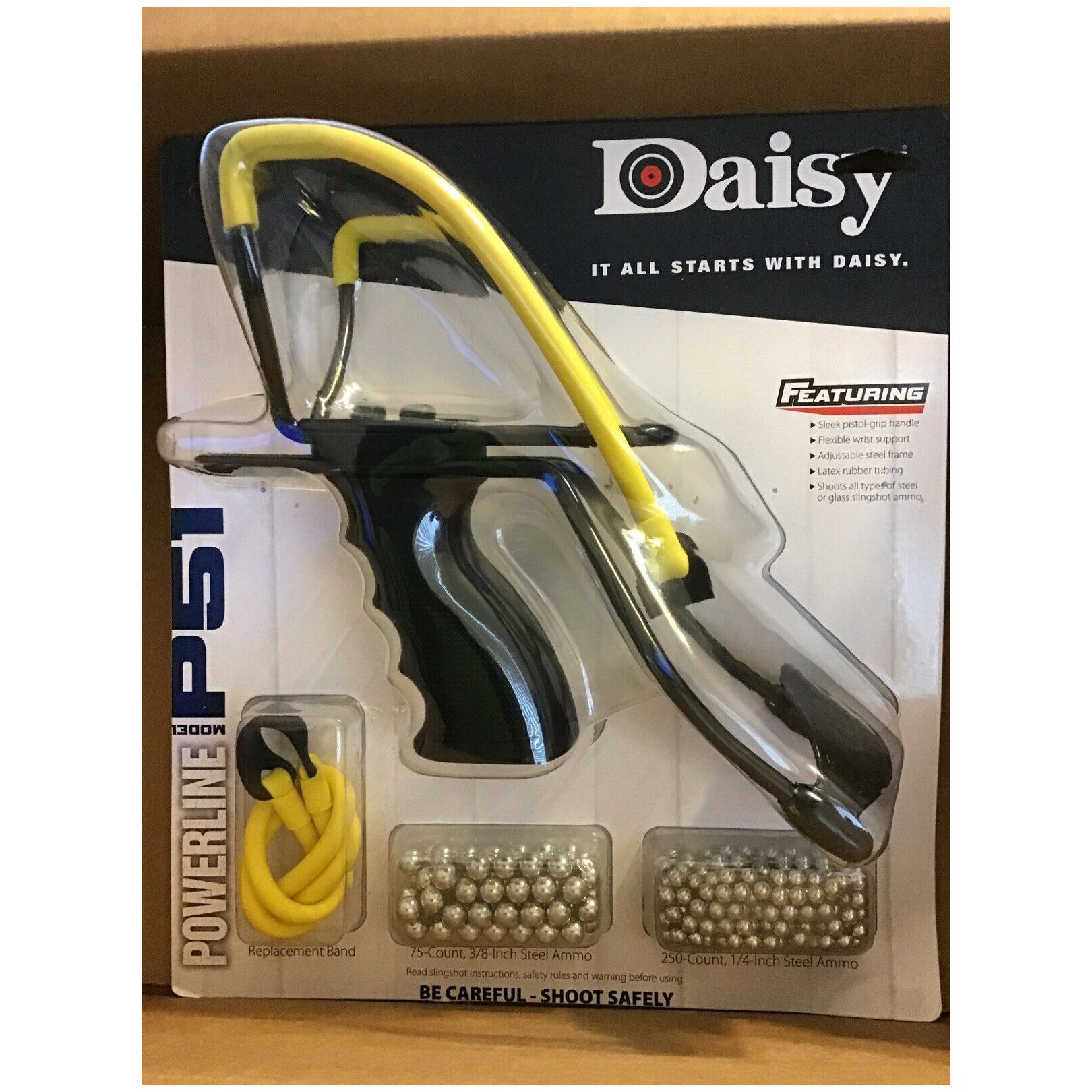 Details about   Daisy P51 Powerline Slingshot NIB SHIPS FAST 