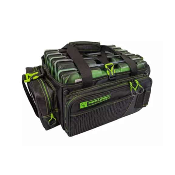 EVOLUTION FISHING 3700 DRIFT SERIES TOPLESS HORIZONTAL TACKLE BAG- GREEN -  Northwoods Wholesale Outlet