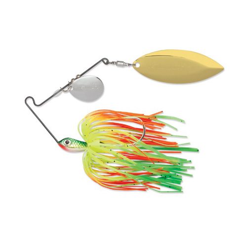 CLOSEOUT* TERMINATOR SUPER STAINLESS SPINNERBAIT 3/8 OZ- HOT TIP  CHART-S38CW18NG - Northwoods Wholesale Outlet