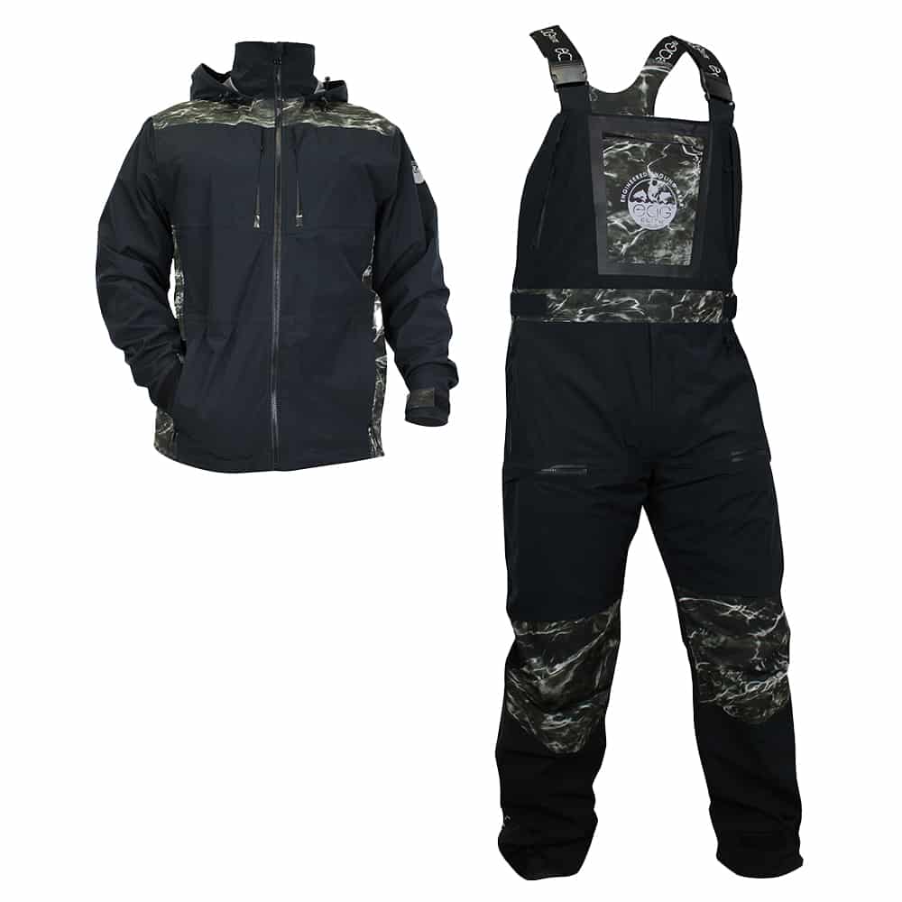 EAG ELITE FISHING JACKET & BIB SET - WATERPROOF AND BREATHABLE! XL -  (ONLINE ONLY)