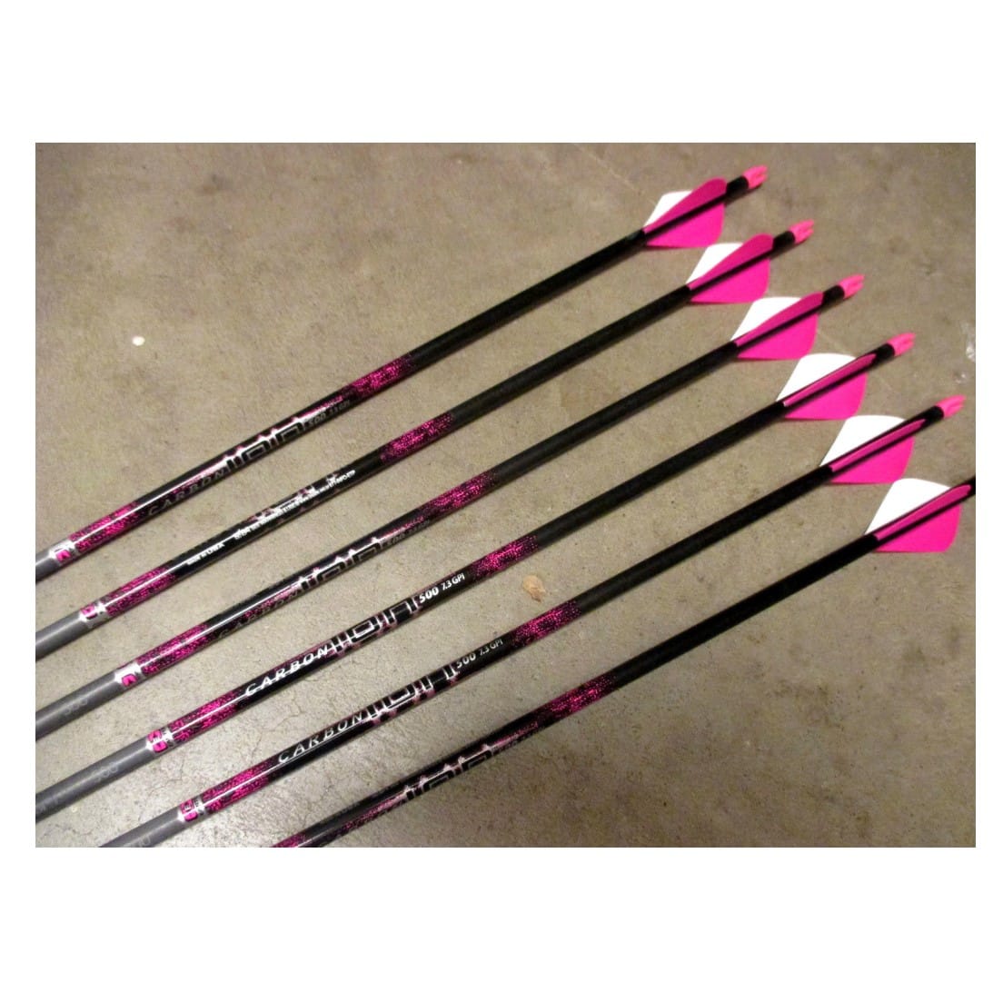 EASTON ION PINK LOW PROFILE CARBON 6 PACK ARROWS - Northwoods Wholesale  Outlet