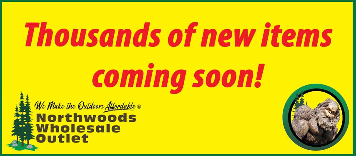 website header new items - Northwoods Wholesale Outlet